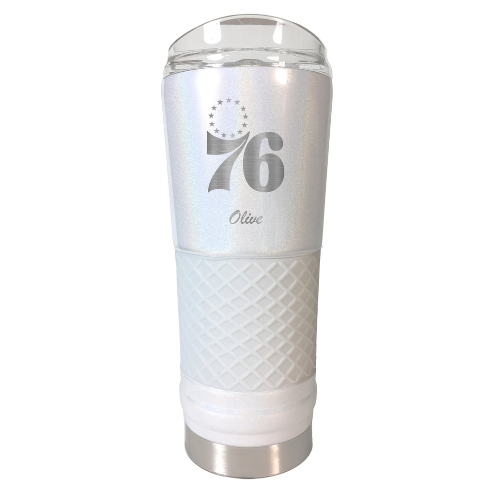 Philadelphia 76ers 24oz. Personalized Opal Draft Tumbler
