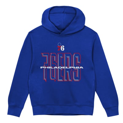 Philadelphia 76ers Outerstuff Preschool Field General Fleece Hoodie - Royal