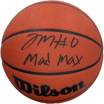 Tyrese Maxey Philadelphia 76ers Autographed Fanatics Authentic Wilson Authentic Series Indoor/Outdoor Basketball with "Mad Max" Inscription