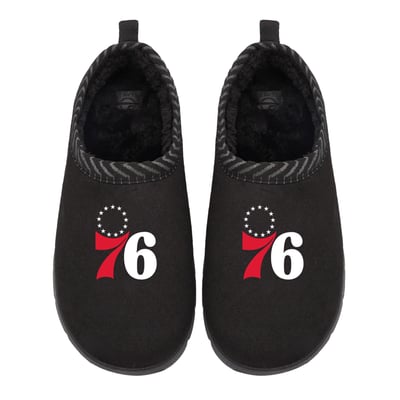 Philadelphia 76ers ISlide Unisex Primary Logo Mission Slippers - Black
