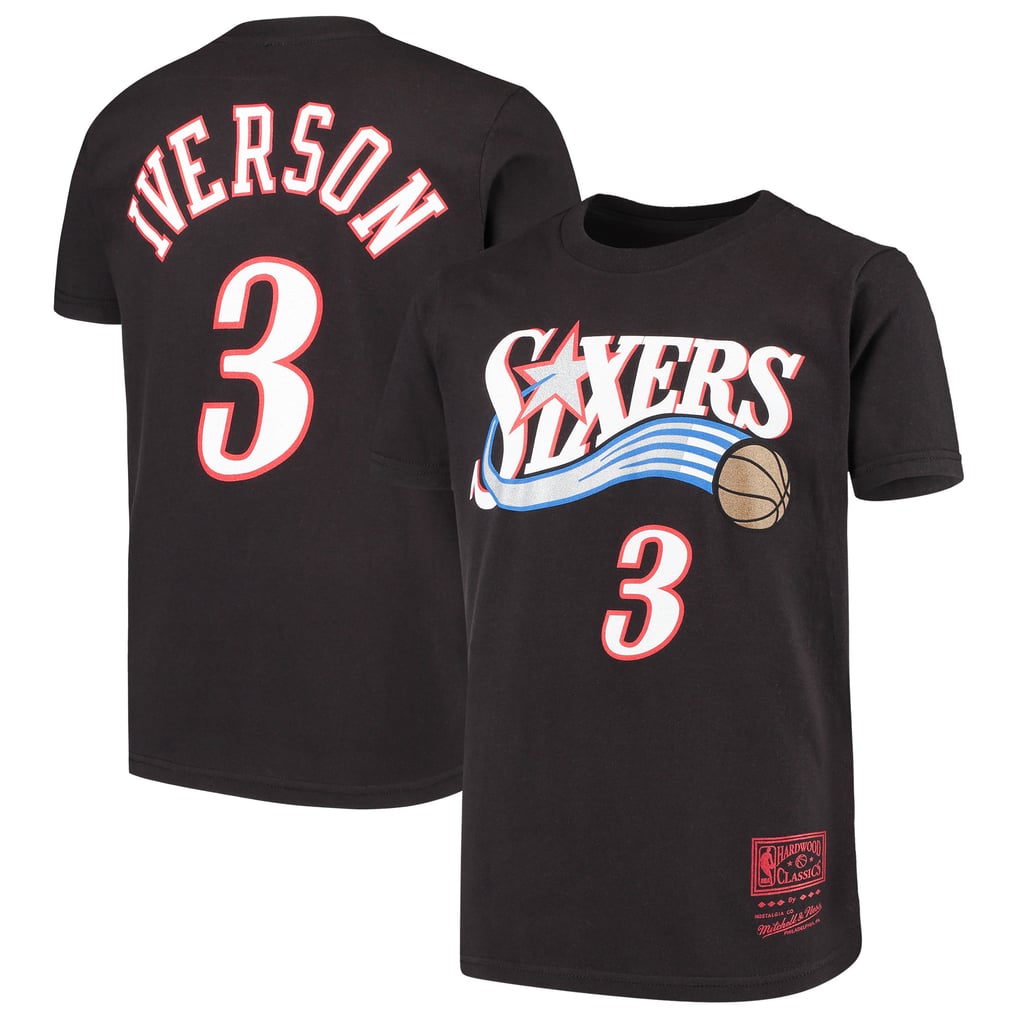 Allen Iverson Philadelphia 76ers Practice T-shirt - Red, Youth & Adult Sizes S-4XL 11 thumbnail image