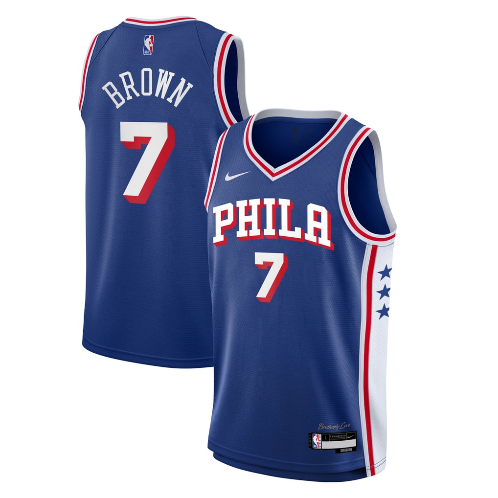 Youth Philadelphia 76ers Jaylen Brown Nike Royal Swingman Jersey - Icon ...