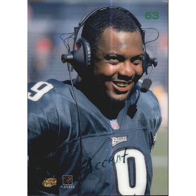1996 Playoff Contenders Leather Accents #63 Rodney Peete