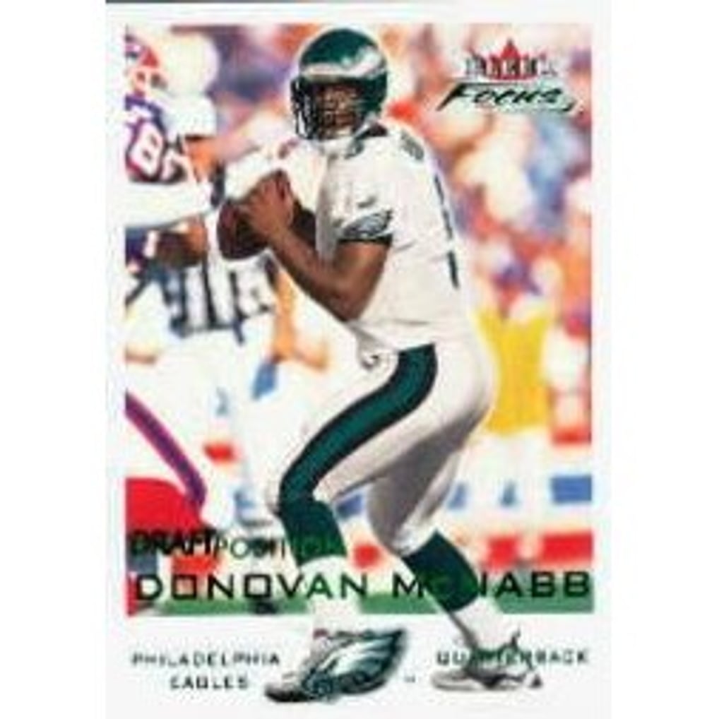 2000 Fleer Focus Draft Position #50 Donovan McNabb/102