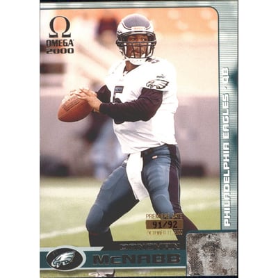 2000 Pacific Omega Premiere Date #104 Donovan McNabb