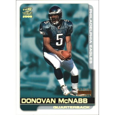 2000 Paramount HoloGold #180 Donovan McNabb