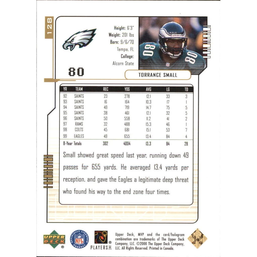 2000 Upper Deck MVP Gold Script #128 Torrance Small