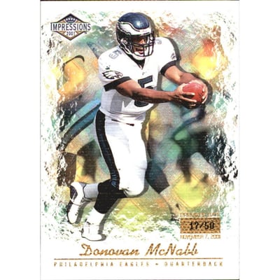 2001 Pacific Impressions Premiere Date #104 Donovan McNabb