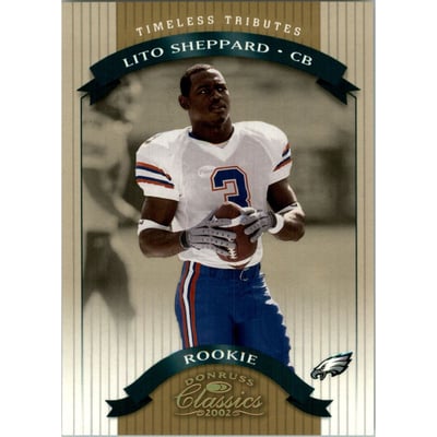 2002 Donruss Classics Timeless Tributes #191 Lito Sheppard