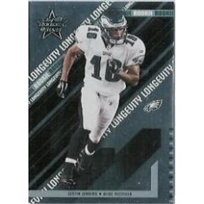 2004 Leaf Rookies and Stars Longevity Parallel #176 Justin Jenkins