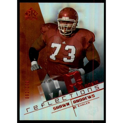 2004 Reflections Red #150 Shawn Andrews