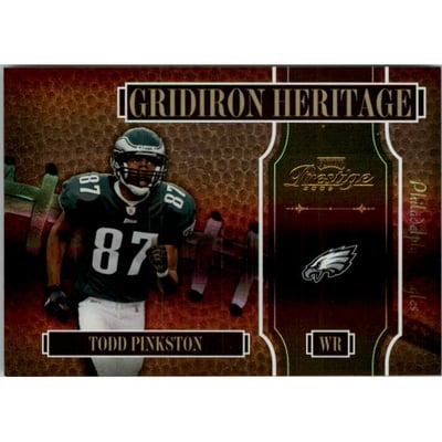 2005 Playoff Prestige Gridiron Heritage Holofoil #GH20 Todd Pinkston