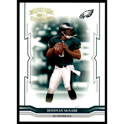 2005 Throwback Threads Gold Holofoil #110 Donovan McNabb