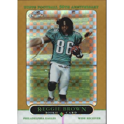 2005 Topps Chrome Gold Xfractors #169 Reggie Brown
