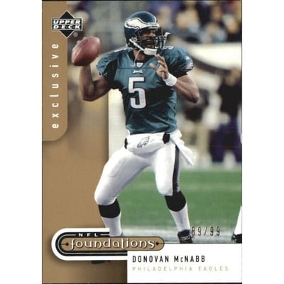2005 Upper Deck Foundations Exclusive Gold #71 Donovan McNabb