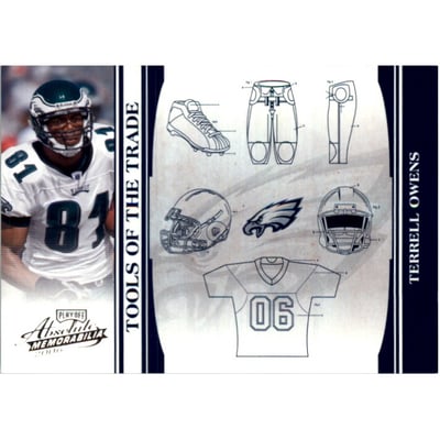 2006 Absolute Memorabilia Tools of the Trade Blue #TOT132 Terrell Owens