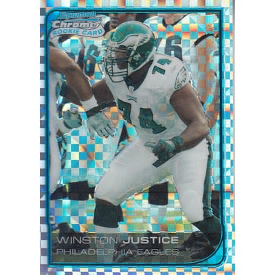 2006 Bowman Chrome Xfractors #3 Winston Justice