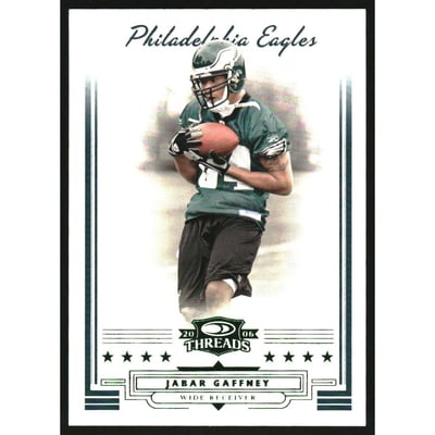 2006 Donruss Threads Retail Green #124 Jabar Gaffney