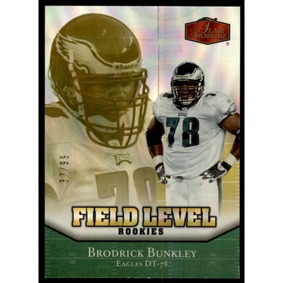 2006 Flair Showcase Gold #218 Brodrick Bunkley
