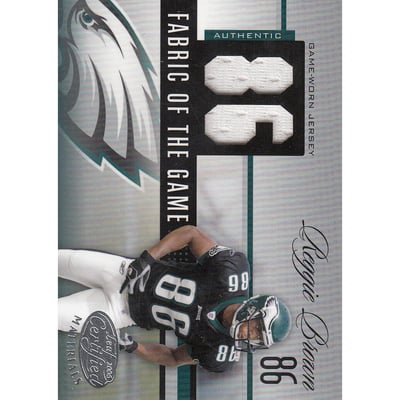 2006 Leaf Certified Materials Fabric of the Game Jersey Number #FOTG125 Reggie Brown/86