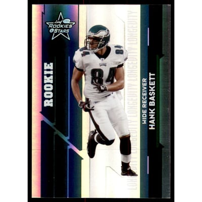 2006 Leaf Rookies and Stars Longevity Holofoil Parallel #220 Hank Baskett