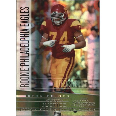 2006 Playoff Prestige Xtra Points Green #250 Winston Justice