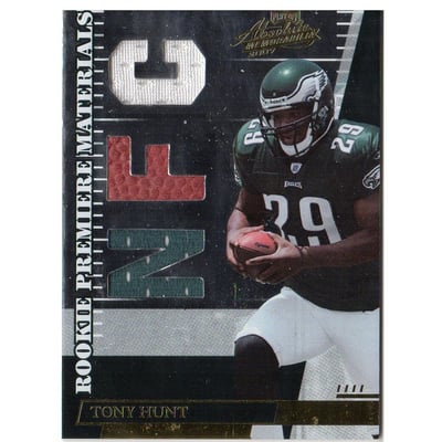 2007 Absolute Memorabilia Rookie Premiere Materials AFC/NFC #278 Tony Hunt