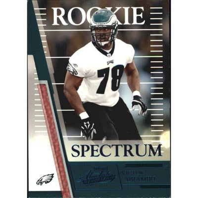 2007 Absolute Memorabilia Spectrum Blue Retail #249 Victor Abiamiri