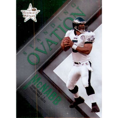 2007 Leaf Rookies and Stars Standing Ovation Green #25 Donovan McNabb