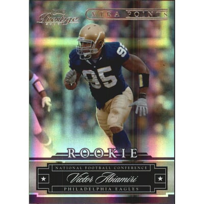 2007 Playoff Prestige Xtra Points Purple #181 Victor Abiamiri