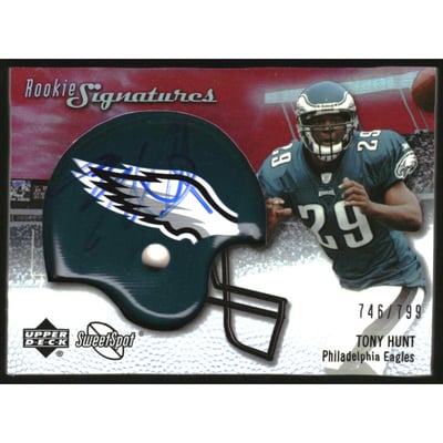 2007 Sweet Spot #121 Tony Hunt AU RC