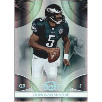 2008 Donruss Threads Silver Holofoil #33 Donovan McNabb