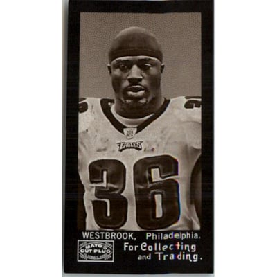 2008 Topps Mayo Mini Yale Blue Backs #189 Brian Westbrook