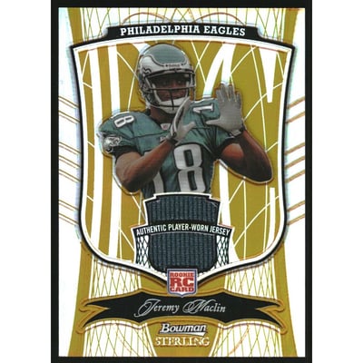 2009 Bowman Sterling Gold Refractors #179A Jeremy Maclin JSY