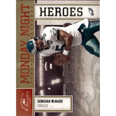 2009 Donruss Classics Monday Night Heroes Gold #28 Donovan McNabb