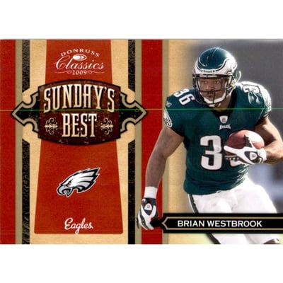 2009 Donruss Classics Sunday's Best Gold #10 Brian Westbrook