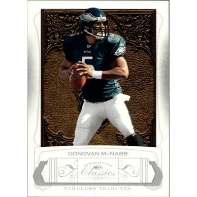 2009 Donruss Classics Timeless Tributes Silver #74 Donovan McNabb