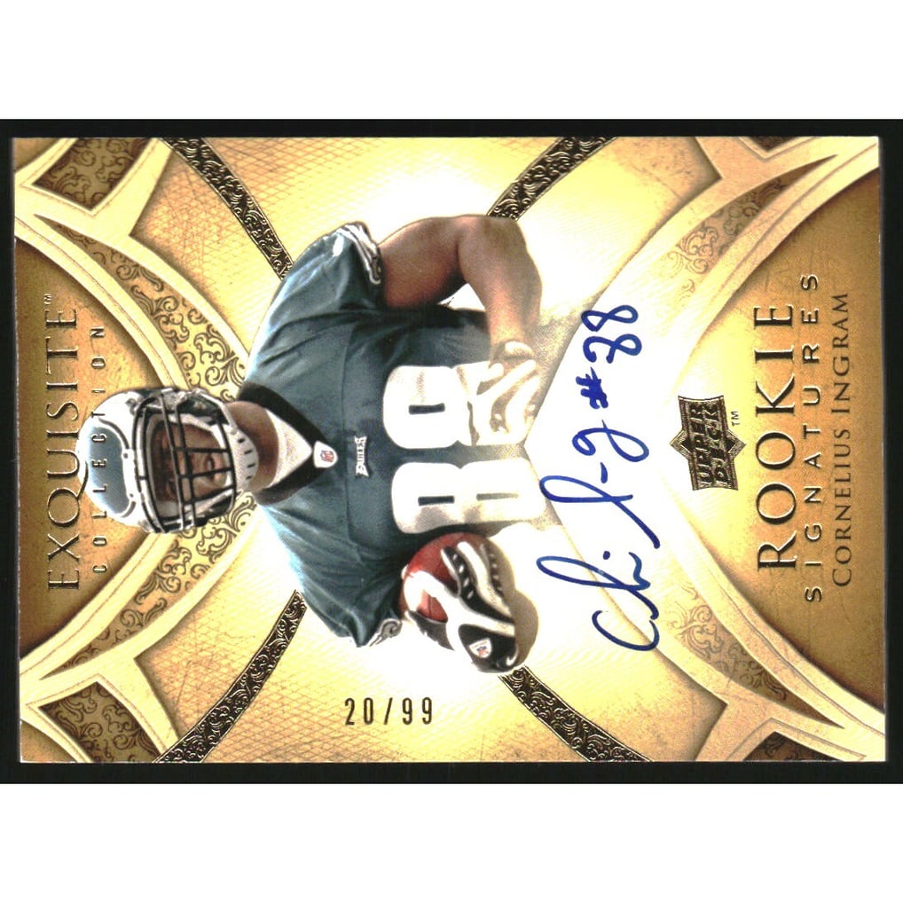 2009 Exquisite Collection #150 Cornelius Ingram AU RC