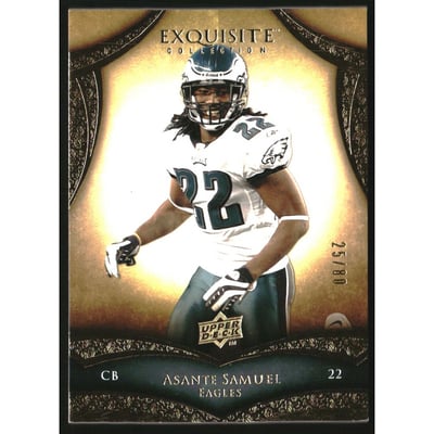 2009 Exquisite Collection #62 Asante Samuel