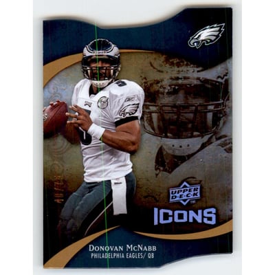 2009 Upper Deck Icons Gold Holofoil Die Cut #9 Donovan McNabb