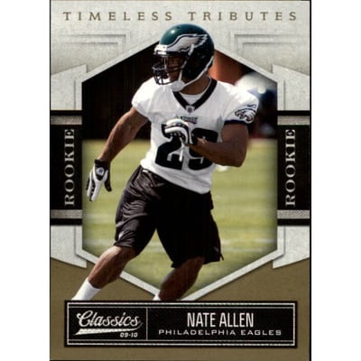 2010 Classics Timeless Tributes Gold #174 Nate Allen