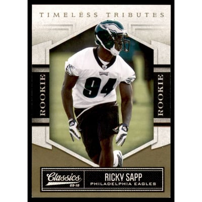 2010 Classics Timeless Tributes Gold #180 Ricky Sapp
