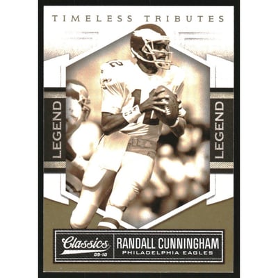 2010 Classics Timeless Tributes Gold #240 Randall Cunningham