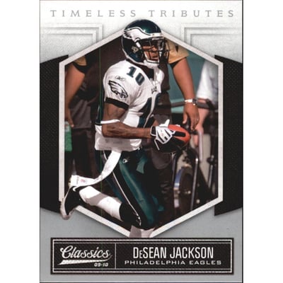 2010 Classics Timeless Tributes Silver #74 DeSean Jackson
