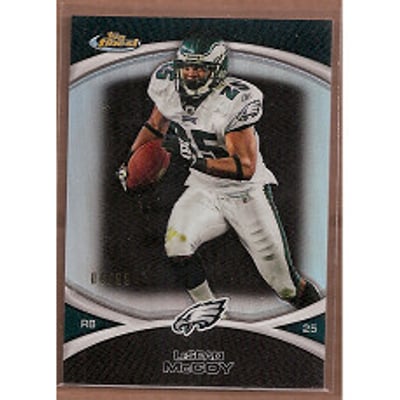 2010 Finest Black Refractors #115 LeSean McCoy