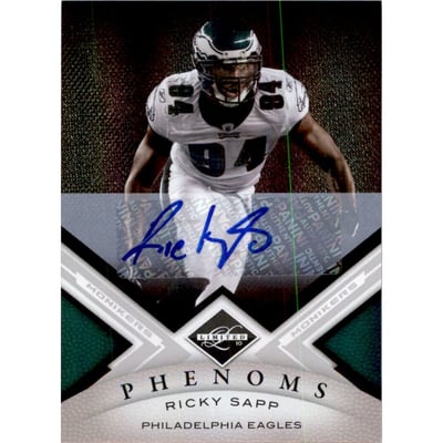 2010 Limited Monikers Autographs Silver #190 Ricky Sapp