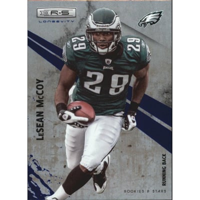 2010 Rookies and Stars Longevity Sapphire #114 LeSean McCoy