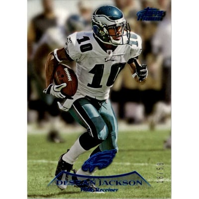 2010 Topps Prime Blue #126 DeSean Jackson/50