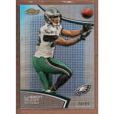 2011 Finest Blue Refractors #67 LeSean McCoy