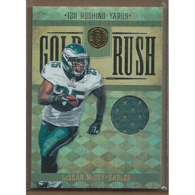 2011 Panini Gold Standard Gold Rush Materials #14 LeSean McCoy/99